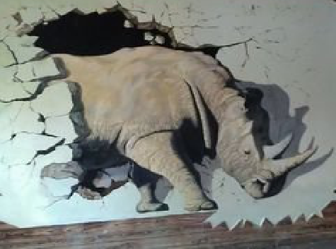 西畴在墙绘中，如何绘制3D效果？